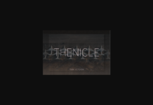 Thenicle Thin Font Thenicle Thin Font Poster 1