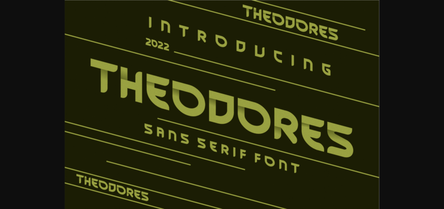 Theodores Font Poster 3