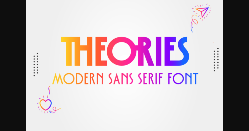 Theories Font Poster 3