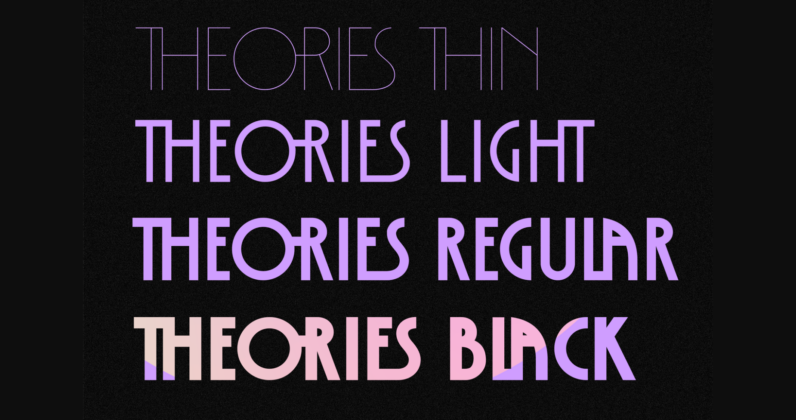 Theories Font Poster 9