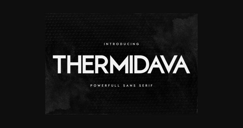 Thermidava Font Poster 3