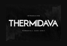 Thermidava Font Poster 1