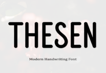 Thesen Font Poster 1