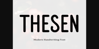 Thesen Font Poster 1