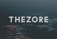 Thezore Font Poster 1