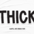 Thick Font