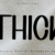 Thick Font