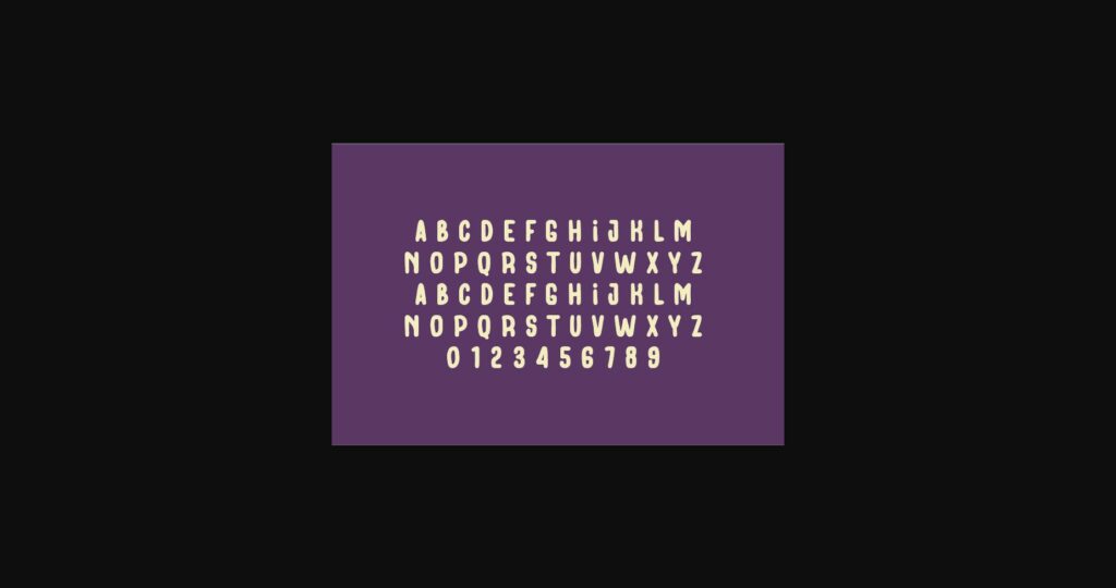 Thie Frutti Font Poster 4