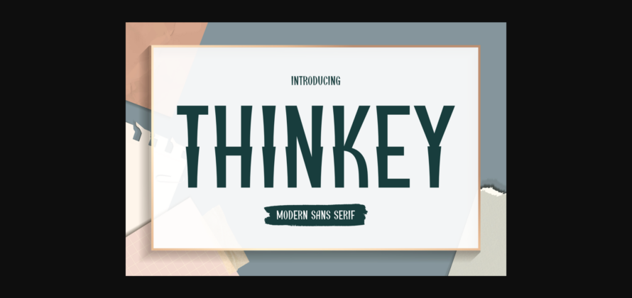 Thinkey Font Poster 3