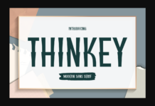 Thinkey Font Poster 1