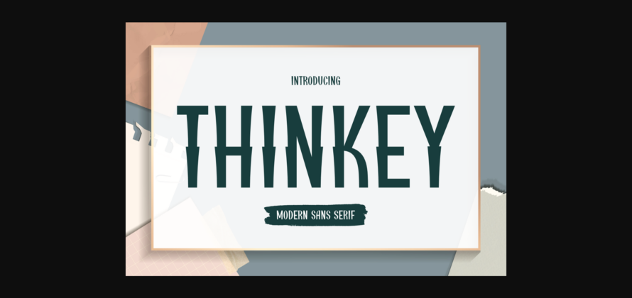 Thinkey Font Poster 1