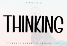 Thinking Font Poster 1