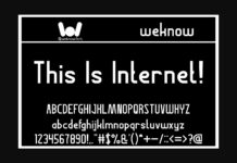 This is Internet Font Poster 1