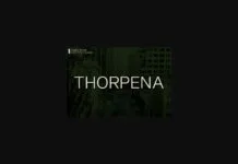Thorpena Font Thorpena Font Poster 1