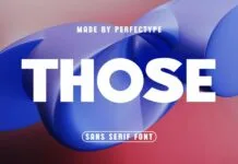 Those Font Poster 1