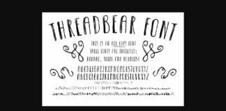 Threadbear Font Poster 1