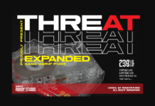 Threat Font Poster 1