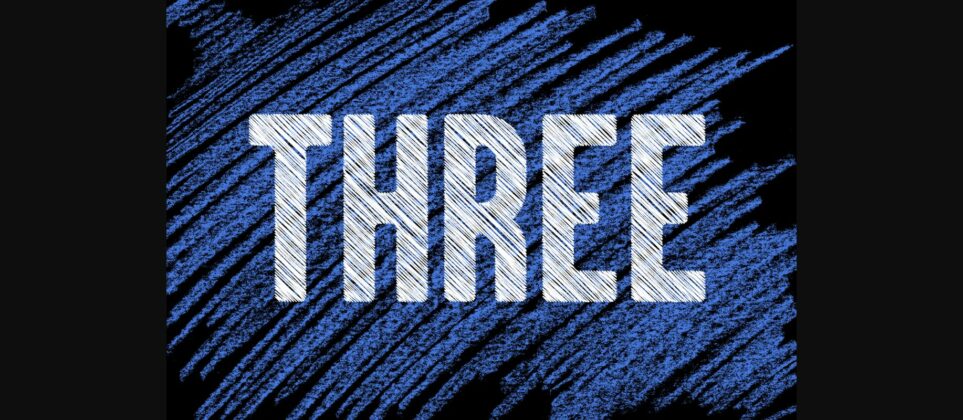 Threemore Font Poster 3