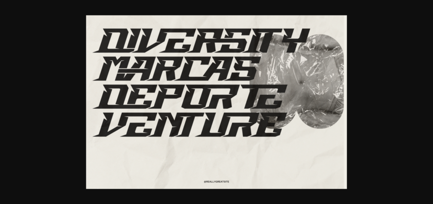 Thrive Sports Font Poster 7