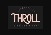 Throll Font Poster 1