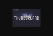 Thunderland Font Poster 1