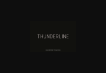 Thunderline Font Poster 1