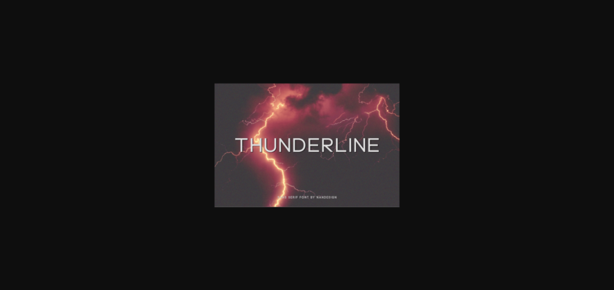 Thunderline Font Poster 3