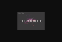 Thunderlite Font Poster 1