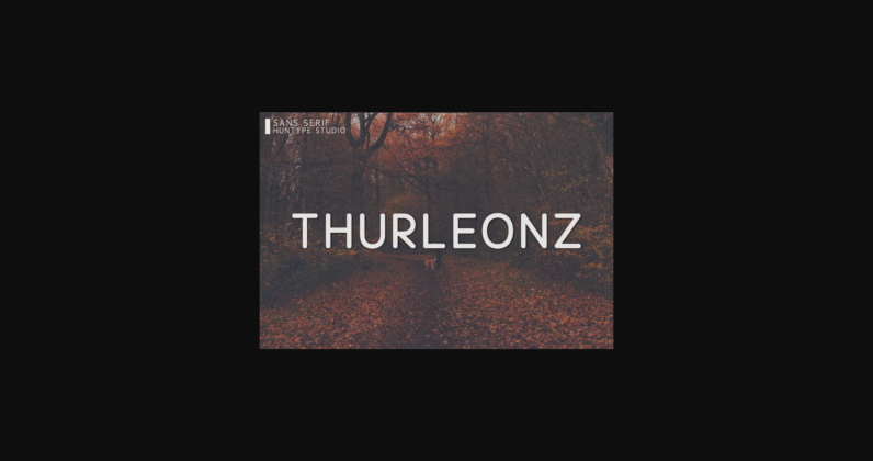 Thurleonz Font Poster 3