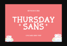 Thursday Sans Poster 1