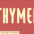 Thymed Font