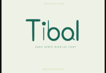 Tibal Font Poster 1