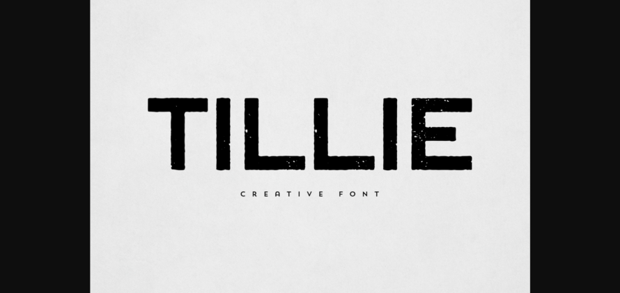 Tillie Font Poster 3