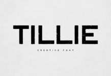 Tillie Font Poster 1