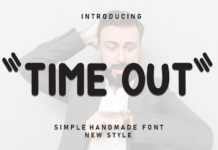 Time out Font Poster 1