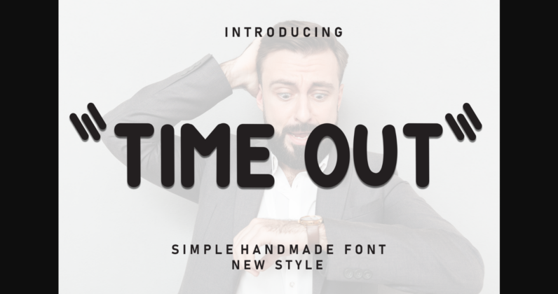 Time out Font Poster 1