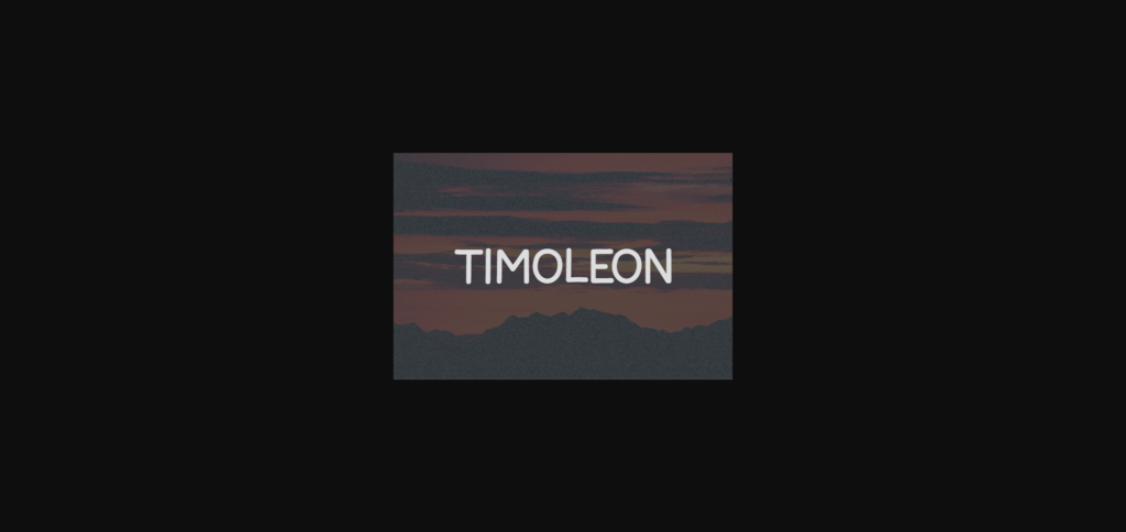 Timoleon Font Poster 3