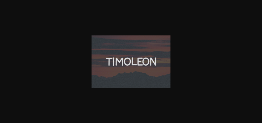 Timoleon Font Poster 3