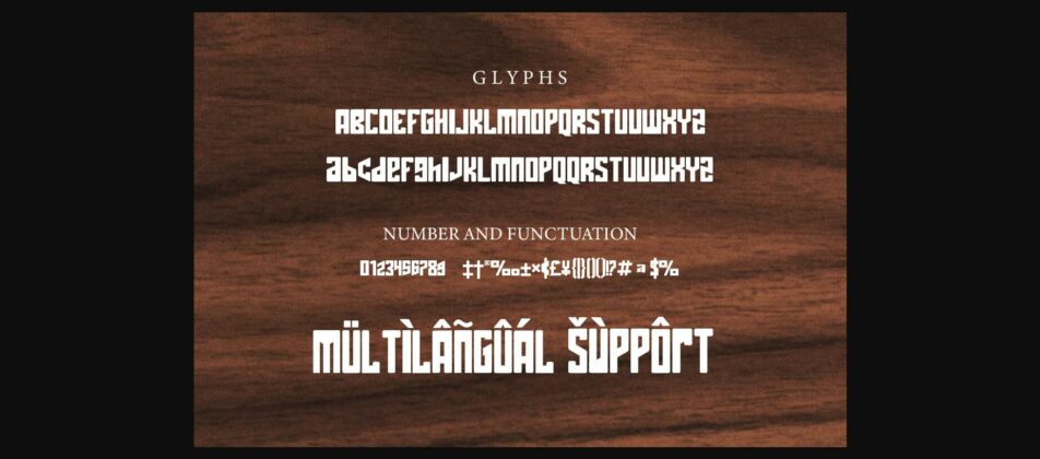 Timoon Font Poster 4