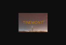 Tinemont Font Tinemont Font Poster 1