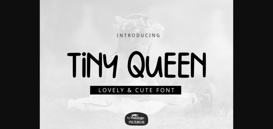 Tiny Queen Font Poster 3