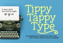 Tippy Tappy Type Poster 1
