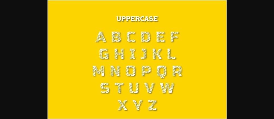 Tire Tracks Font Poster 2