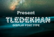 Tledekhan Font Poster 1