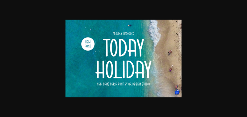 Today Holiday Font Poster 3