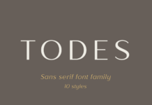 Todes Font Poster 1