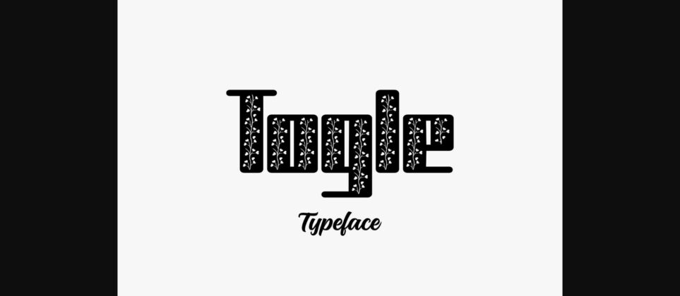 Togle Font Poster 1