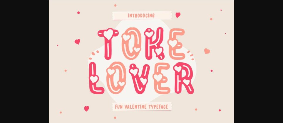 Toke Lover Font Poster 3