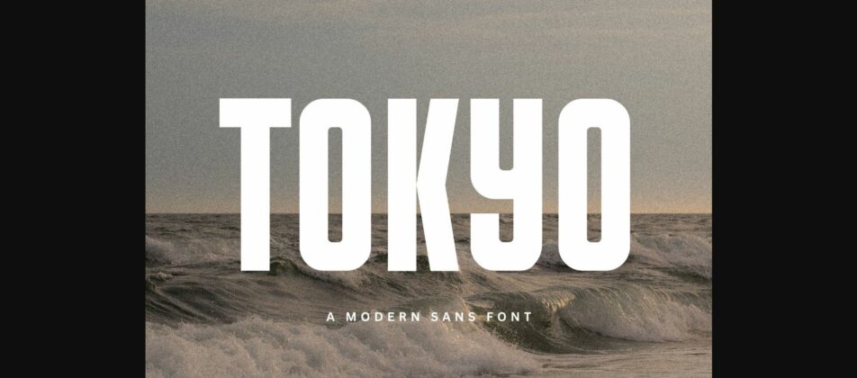 Tokyo Font Poster 3