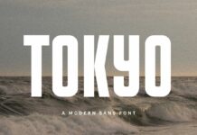 Tokyo Font Poster 1